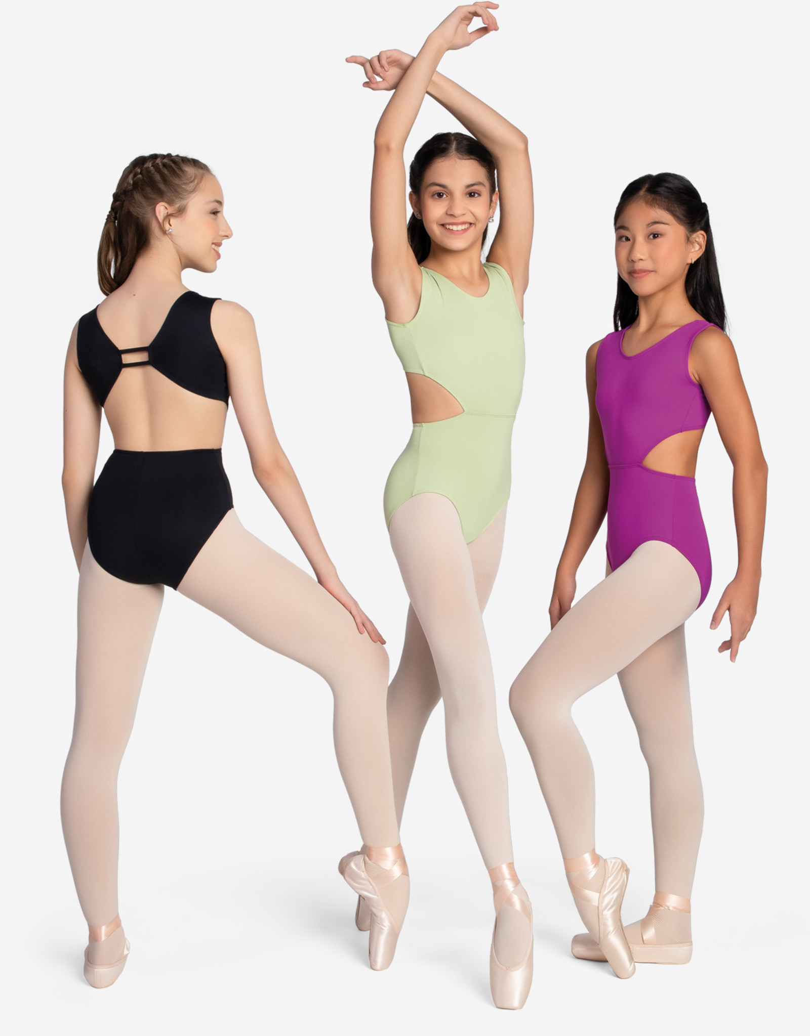 SoDanca Children's L-2547 Rivi Cap Sleeve Leotard