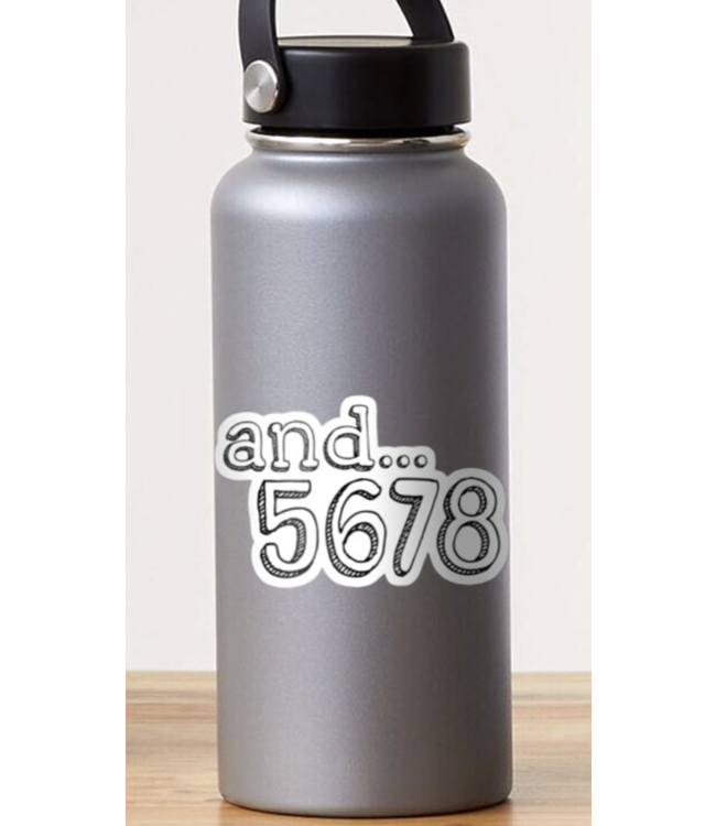 Beam & Barre 5,6,7,8 Sticker