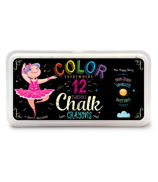 Color Everywhere Twistable Chalk Crayons Pretty Ballerinas