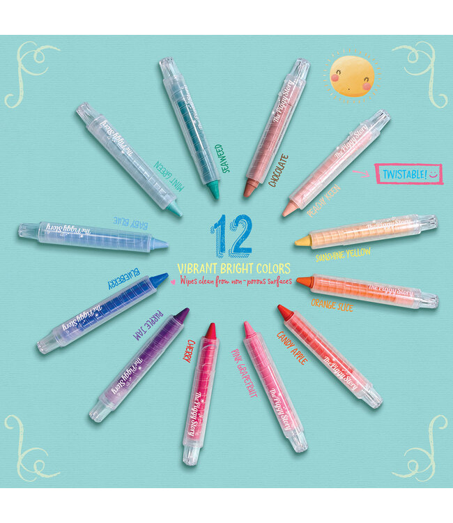 Color Everywhere Twistable Chalk Crayons Pretty Ballerinas