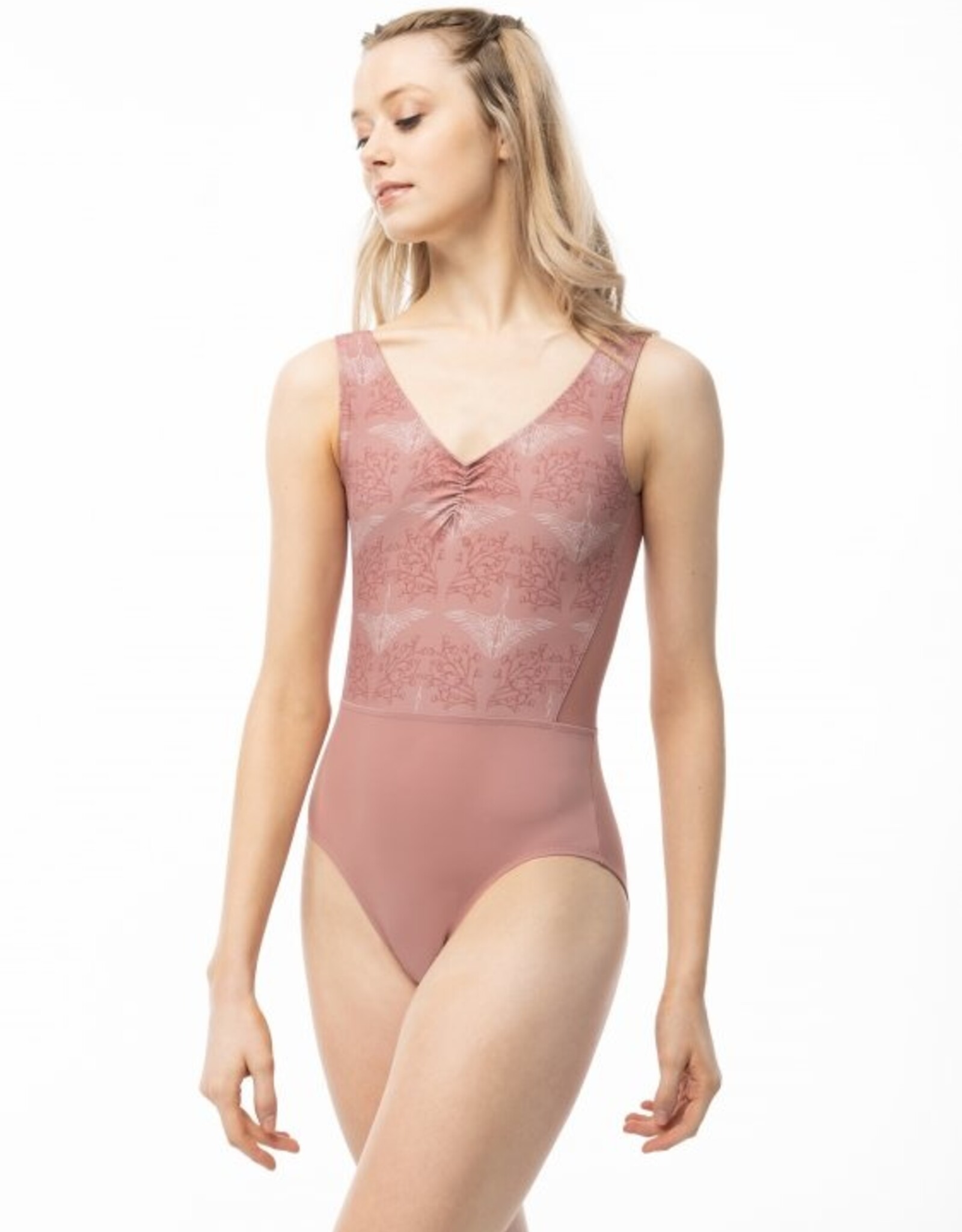 Embroidered Tank Leotard - 2427A