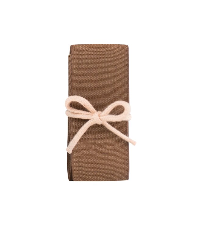 Pointe Shoe Elastic Brown
