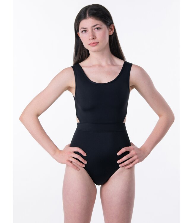Ladies' Moonflower Cut Out Tank Leotard
