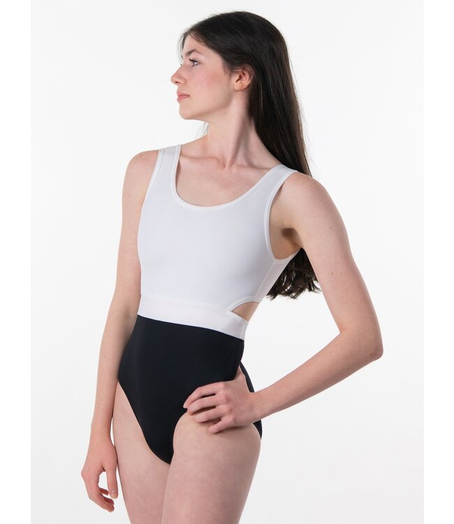 Ladies' Moonflower Cut Out Tank Leotard