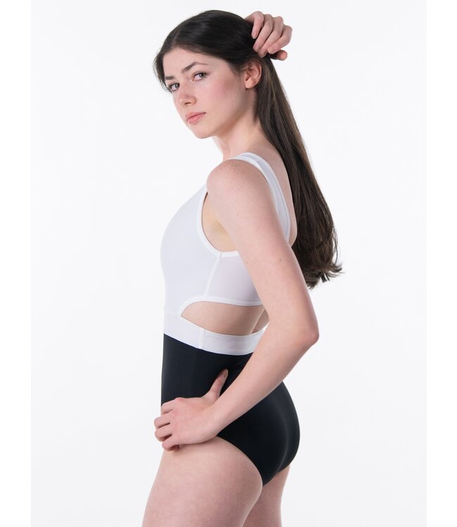 Ladies' Moonflower Cut Out Tank Leotard