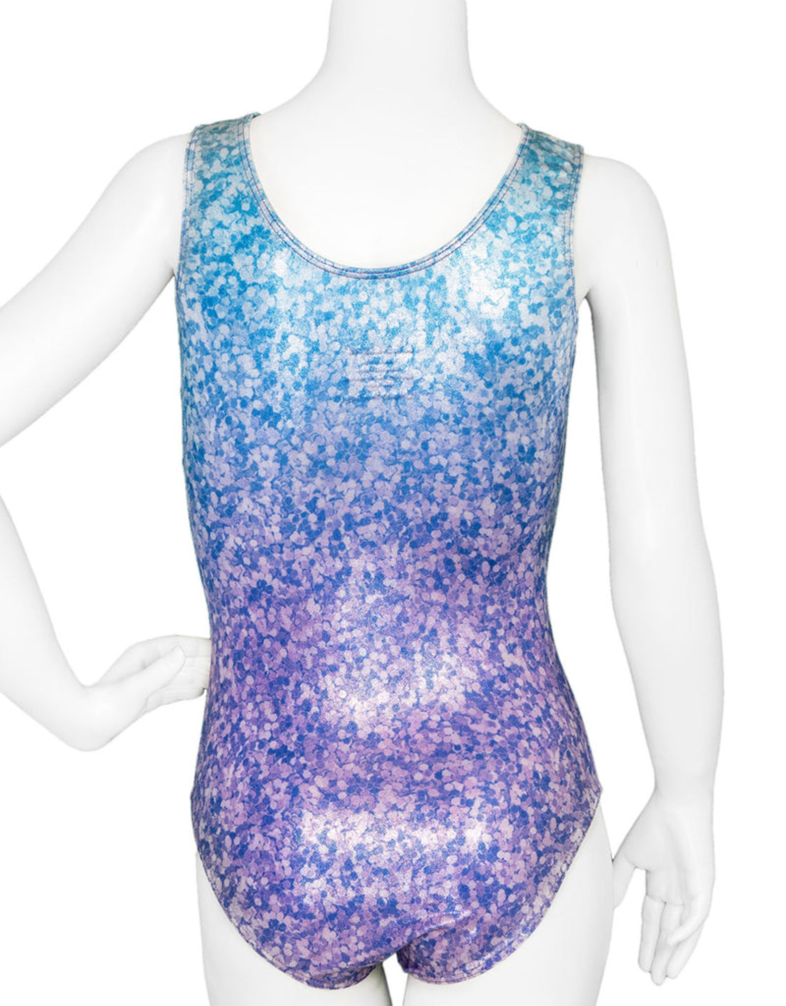 Destira Children's Glitter and Glitz Lavender Leotard Beam & Barre