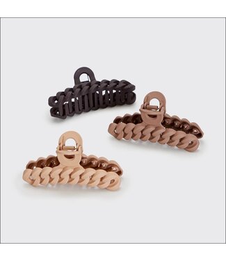 Kitsch Eco-friendly Chain Claw Clip 3pc Set