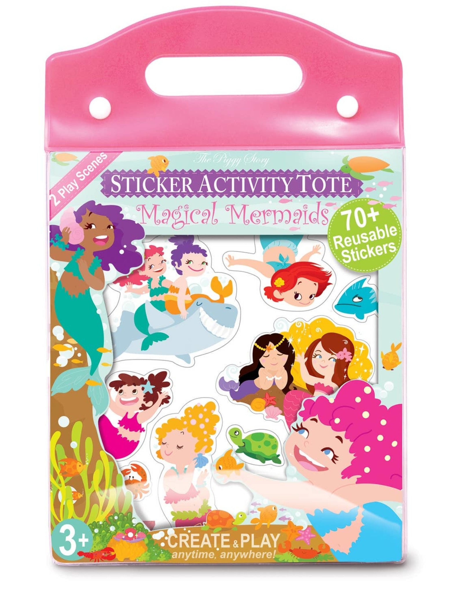 The Piggy Story Magical Mermaids Dry Erase Coloring Book Beam & Barre