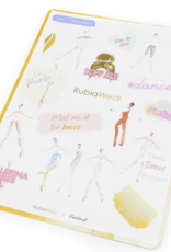 Rubiawear X Pointe Brush Sticker Sheet