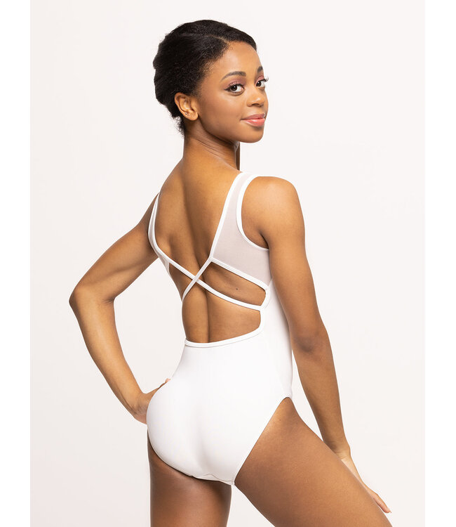 Ladies' Fabiola White Leotard
