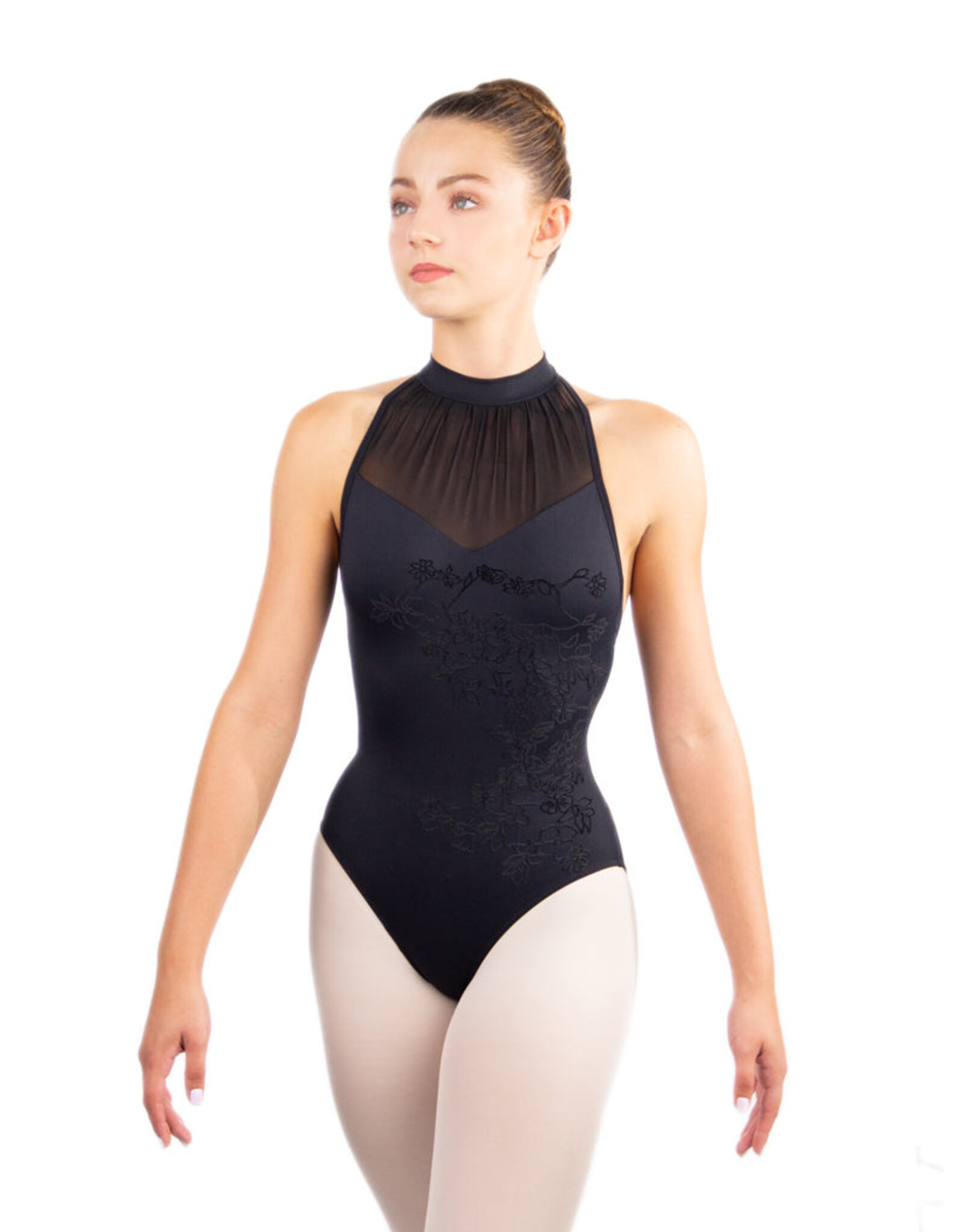 Tacherlia Women's Ballet Leotard – Halter Neck With Spaghetti Straps & Elegant Butterfly Back