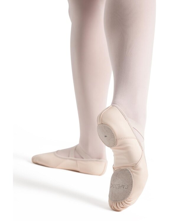 Ladies' Hanami Leather Ballet Shoes Light Pink