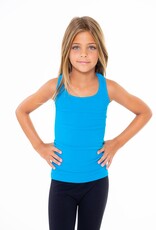 Malibu Sugar Children's Ribbed Racer Back Tank Top