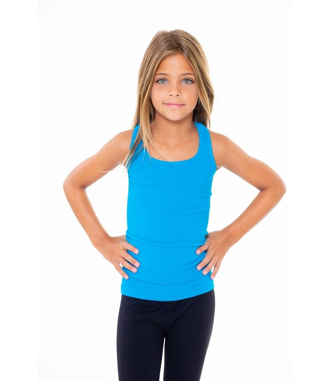 Children's Ribbed Racer Back Tank Top