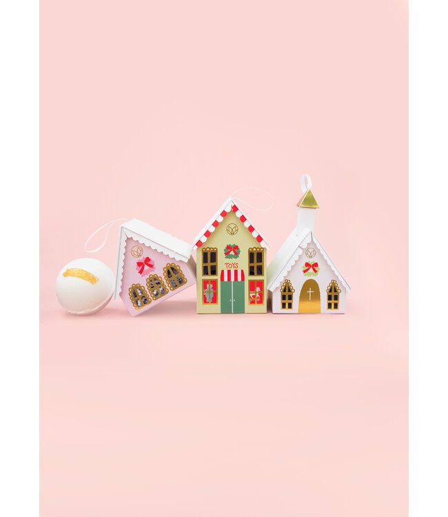 Pink Christmas Village Balm