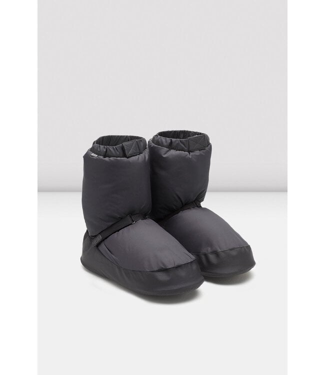 Ladies' Solid Colored Booties Charcoal