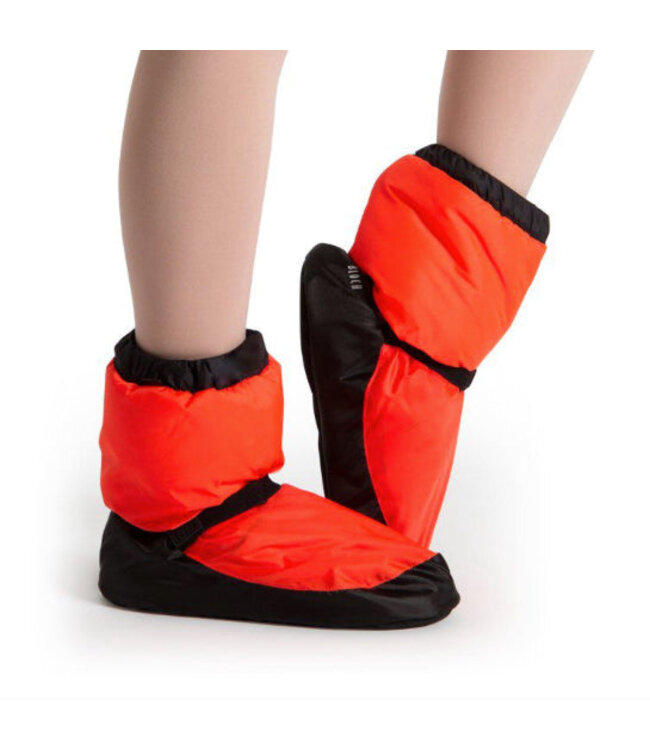 Ladies' Solid Colored Booties Orange