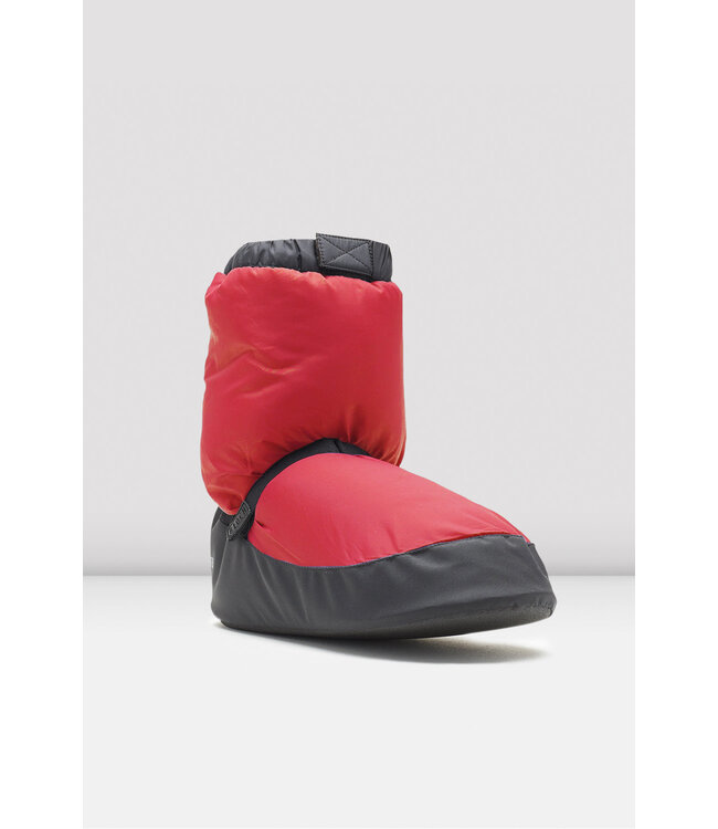 Ladies' Solid Colored Booties Red