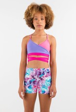 Every Turn Children's Tones Wrap Crop Top