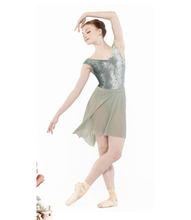 Ladies' Sophia Leotard Paradise Garden Crushed Velvet