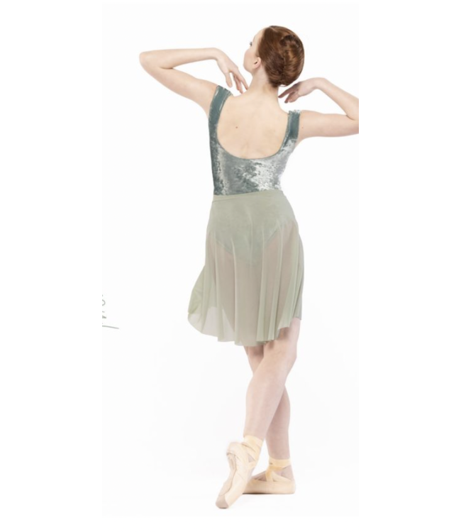 Ladies' Sophia Leotard Paradise Garden Crushed Velvet