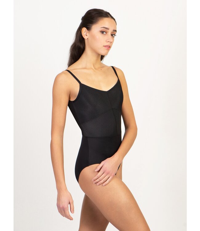 Ladies' Balletcore Ribbed Camisole Leotard