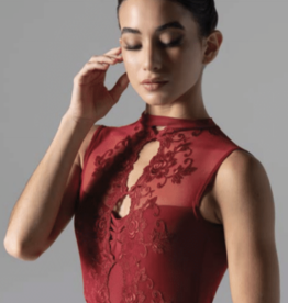 Ballet Rosa Mirielle Lace Front High Neck Leotard