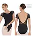 Ladies' Silhouette Mesh Cap Sleeve Leotard