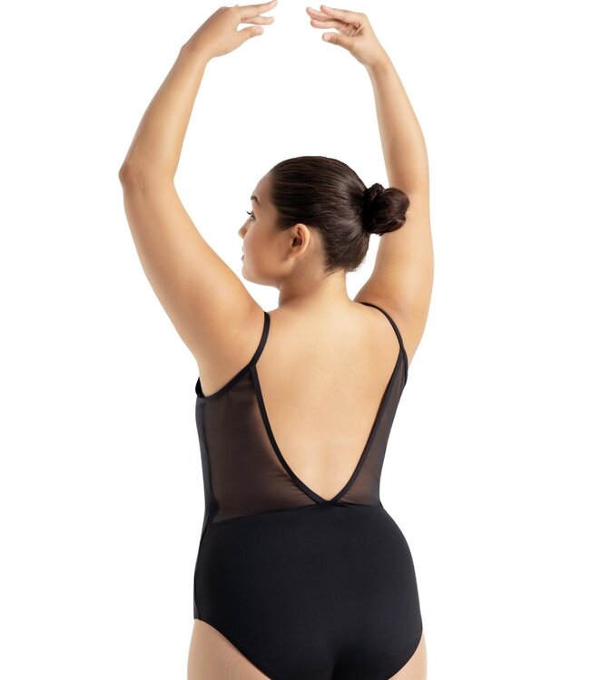 Ladies' Mesh Back Leotard Black