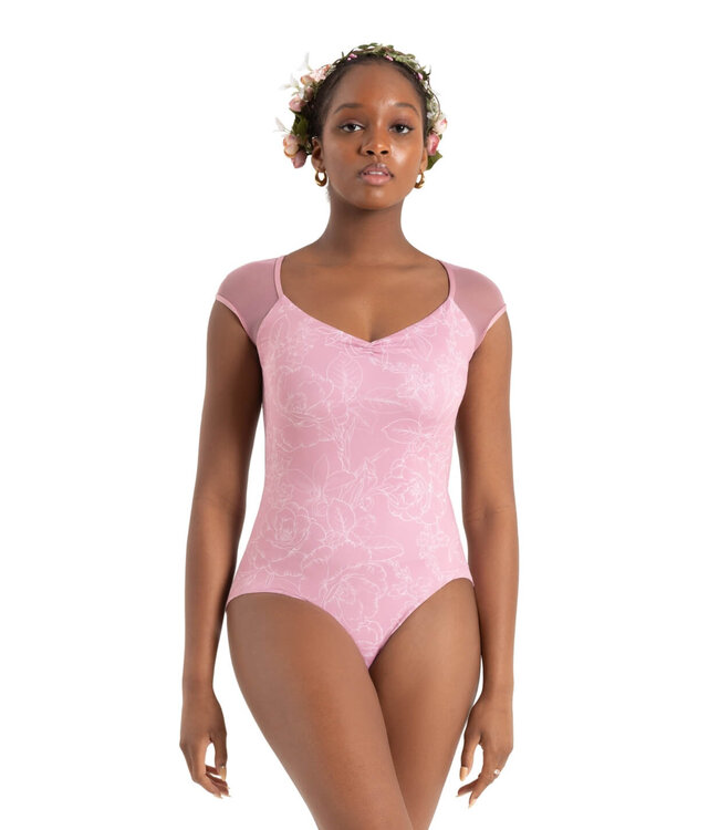Ladies' Daisy Cap Sleeve Leotard