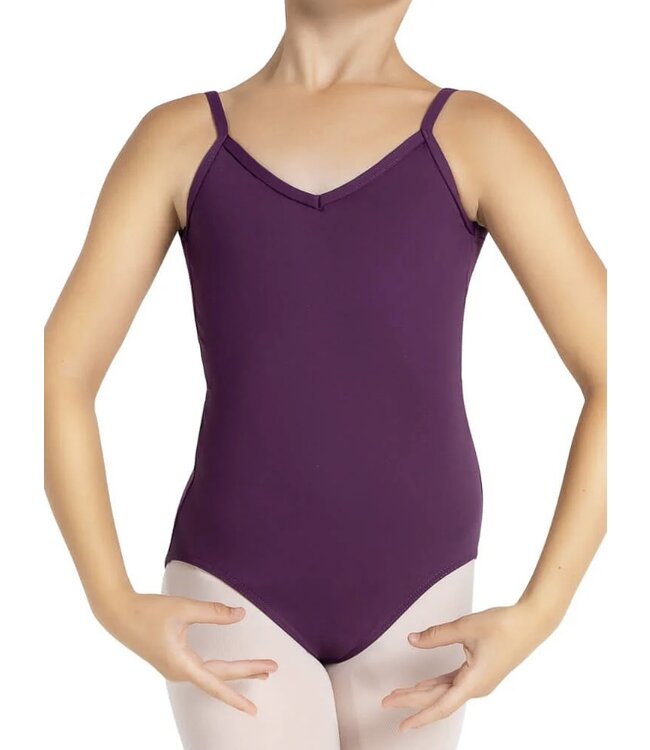 Ladies' Mesh Back Leotard Aubergine