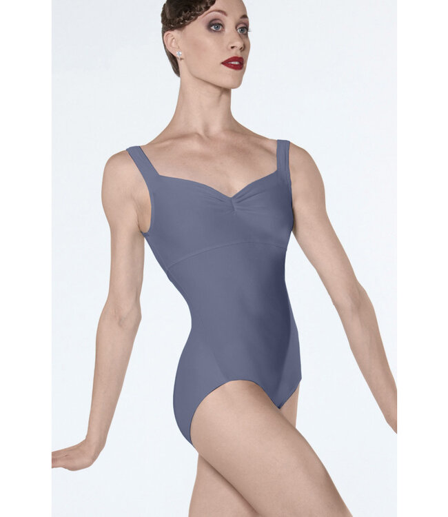 Ladies' Galate Tank Leotard Dark Grey