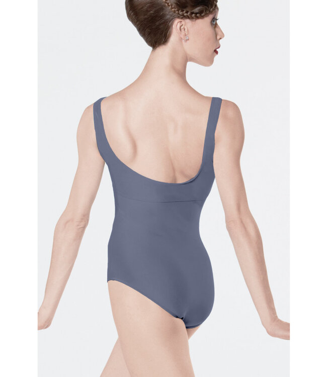 Ladies' Galate Tank Leotard Dark Grey
