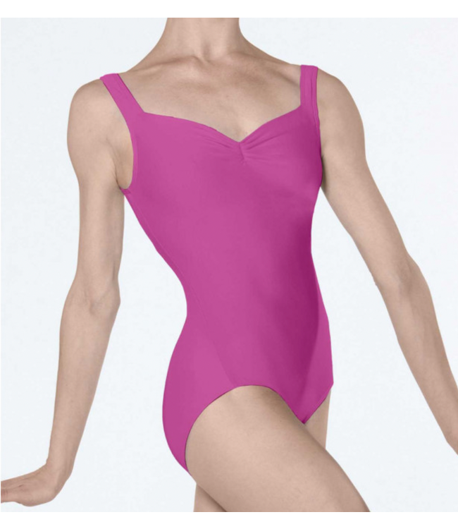 Ladies' Faustine Tank Leotard Fuchsia