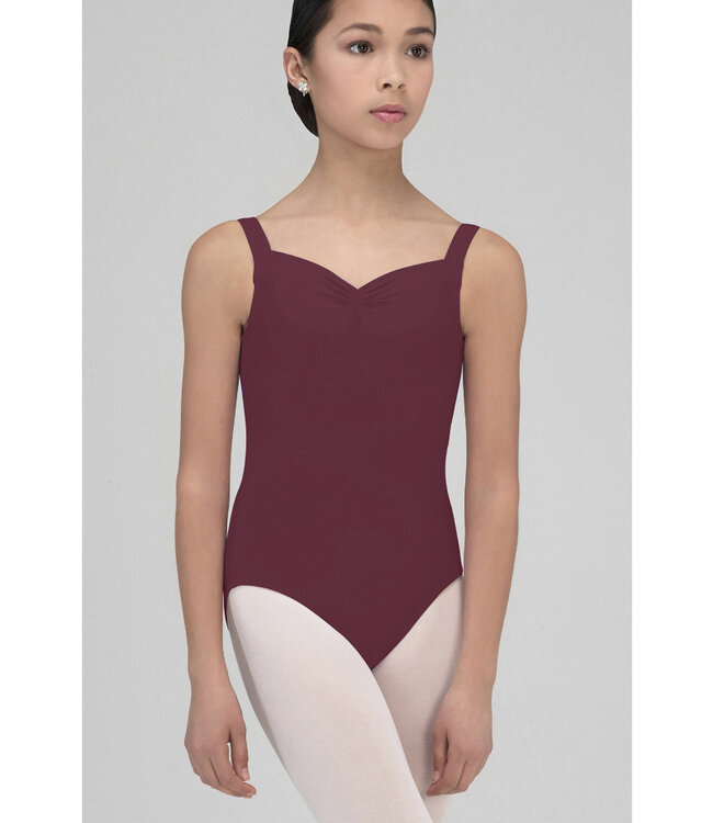 Children's Faustine Tank Leotard Burgundy