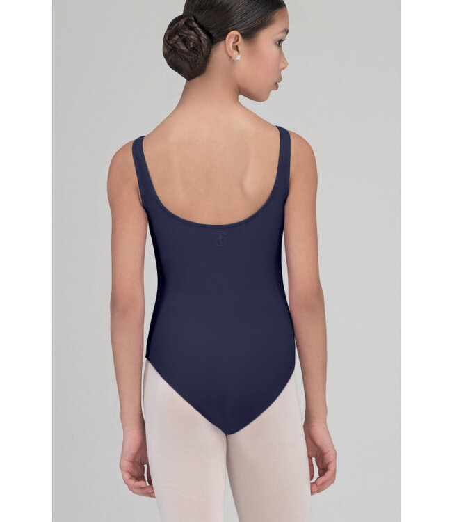 Children's Faustine Tank Leotard Navy