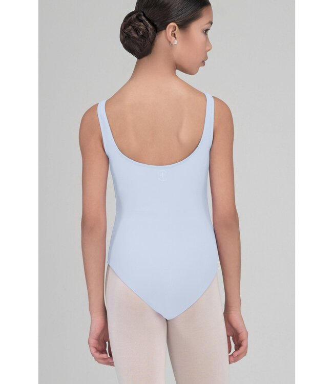 Children's Faustine Tank Leotard Sky
