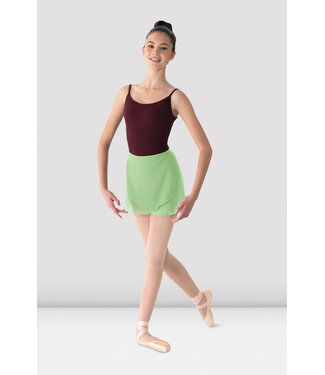 Mirella Ladies' Georgette Wrap Skirt Seafoam Green