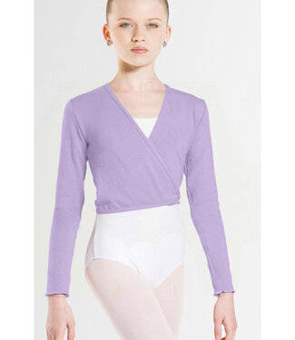 Wear Moi Children's Menuet Knitted Wrap Sweater Lilac