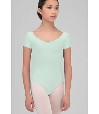 Wear Moi Children's Coralie Cap Sleeve Leotard Mint