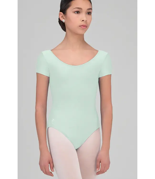 Children's Coralie Cap Sleeve Leotard Mint