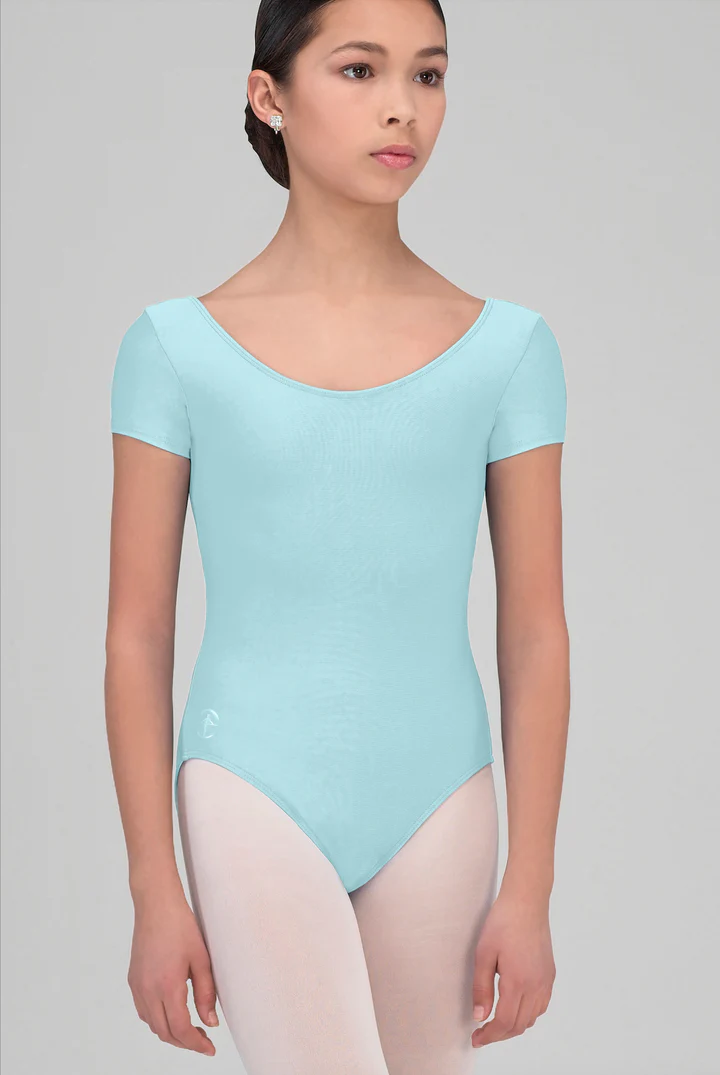 Wear Moi LEO052DGR6 Ballet Short Sleeve Leotard, Boys (Lupin