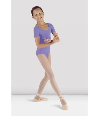 Bloch Children's Short Sleeve Leotard Lavender