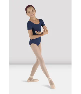 Bloch Children's Short Sleeve Leotard Navy