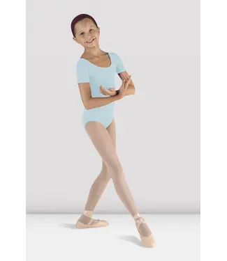 Bloch Children's Short Sleeve Leotard Pastel Blue