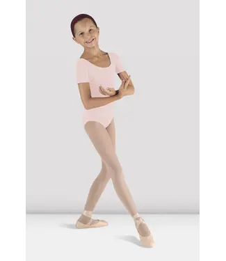 Bloch Children's Short Sleeve Leotard Pink