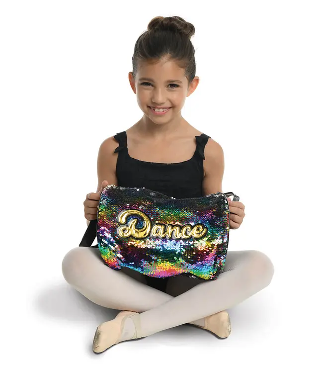 Colorful Sequin Roll Bag