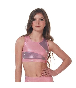 Dragonwing Children's Level Up! Sports Bra Iridescent Pink