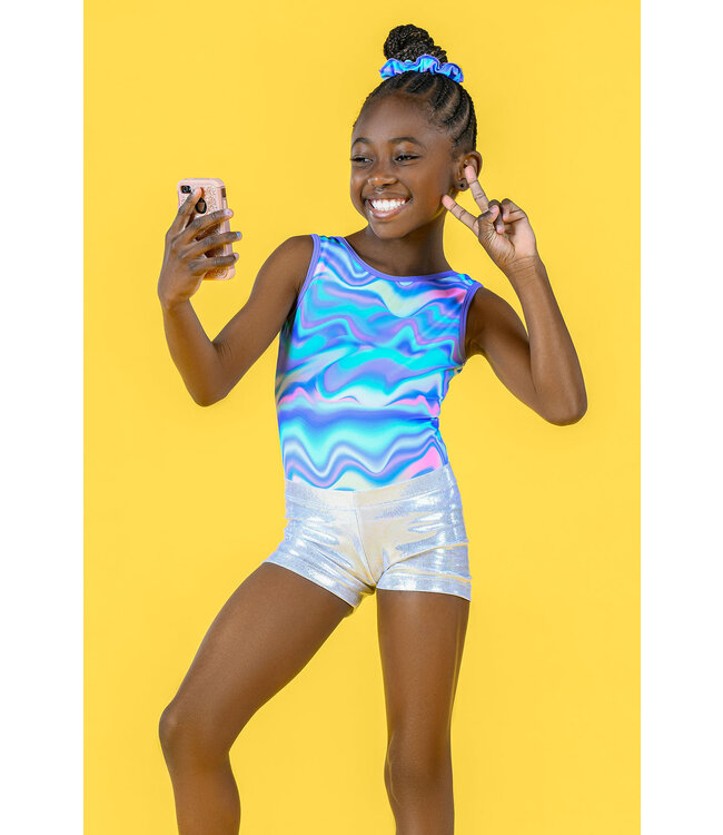 Children's Mystique Sport Shorts Silver