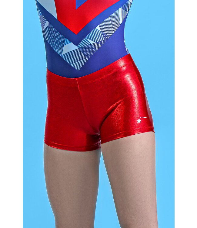 Ladies' Mystique Sport Shorts Red